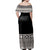 NE Fiji Bula Dress - Fiji Tapa Tribal Off Shoulder Long Dress - Polynesian Pride