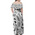 NE Maori Dress - Maori Mix Off Shoulder Long Dress - Polynesian Pride