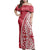 Polynesian Pride Dress - Polynesian Red Curve Off Shoulder Long Dress Long Dress Red - Polynesian Pride