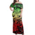 Polynesian Pride Dress - Reggae Polynesian Special Symbol Off Shoulder Long Dress Long Dress Reggae - Polynesian Pride