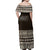 Polynesian Pride Dress - Tonga Tapa Polynesian Off Shoulder Long Dress - Polynesian Pride