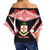 Tonga Clothing - Tonga Kolisi Tonga Off Shoulder Wrap Waist Top - Polynesian Pride