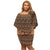 Polynesian Pride Dress - Tonga Pattern Off Shoulder Short Dress - Polynesian Pride