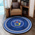 Polynesian Pride Home Set - Cook Islands Blue Round Carpet Round Carpet Blue - Polynesian Pride