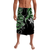 Polynesian Pride Clothing Tribal Floral Hibiscus Plumeria Green White Lavalava Lavalava S/M Black - Polynesian Pride