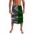 Polynesian Pride Clothing Polynesian Ver White Green Lavalava Lavalava S/M Black - Polynesian Pride