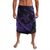 Polynesian Pride Clothing Hawaiian Map Hibiscus Turtle Fish Hook Polynesian Ie Faitaga Purple Lavalava Black - Polynesian Pride