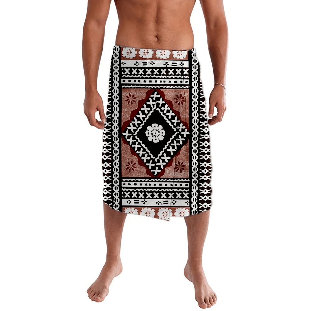 Polynesian Pride Clothing Bula Special Pattern Lavalava Lavalava Black - Polynesian Pride LLC