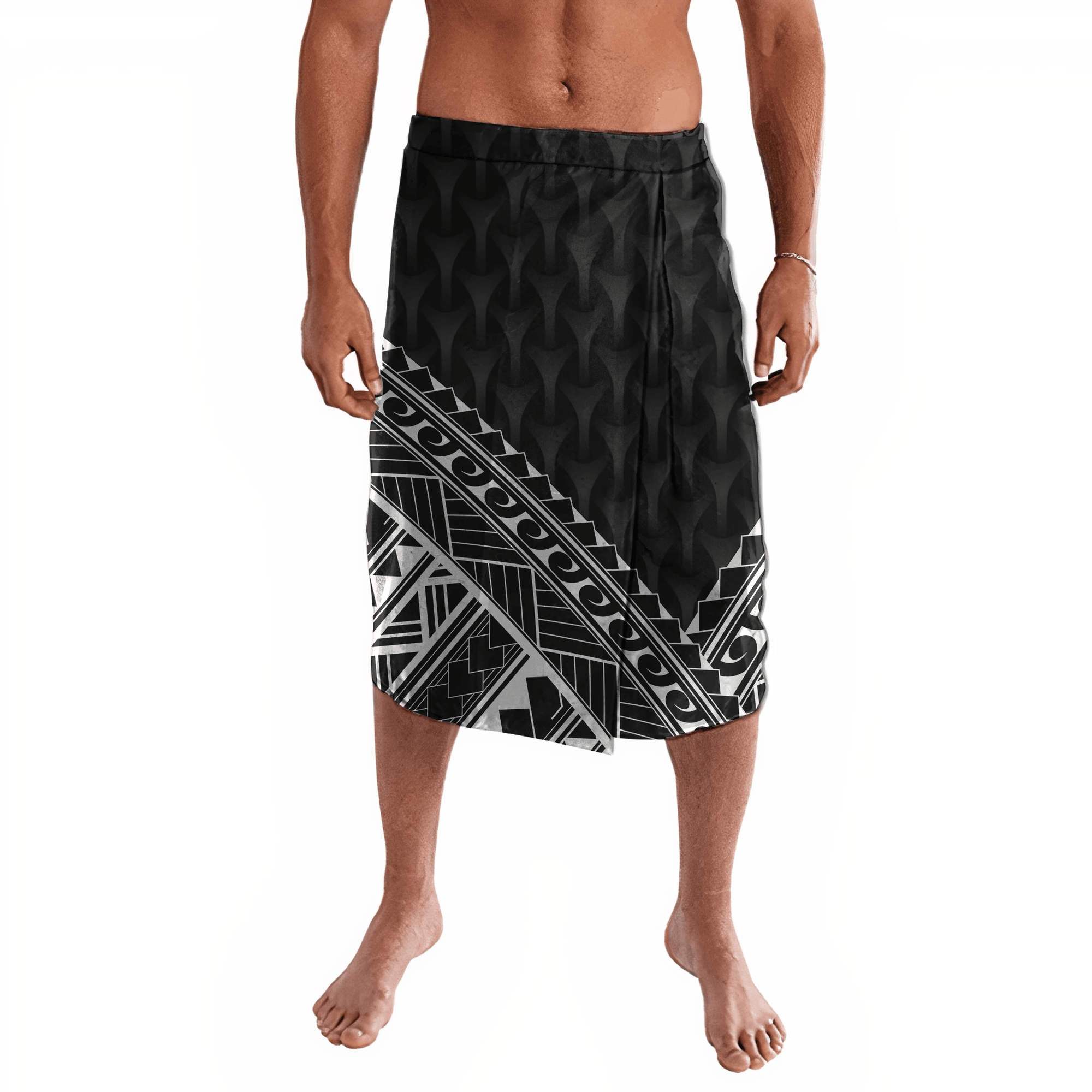 Polynesian Pride Clothing Tatau Polynesian Lavalava Lavalava S/M Black - Polynesian Pride