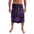 Polynesian Pride Clothing Hawaii Mix Polynesian Turtle Plumeria Ie Faitaga Nick Style Purple Lavalava Black - Polynesian Pride