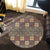 Polynesian Pride Home Set - Tonga Ngatu Style Round Carpet - Polynesian Pride