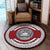 Polynesian Pride Home Set - American Samoa Royal Circle Round Carpet Round Carpet Red - Polynesian Pride