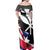 Polynesian Pride Dress - Hawaiian Flag Hawaii Map Kanaka Polynesian Classic Style Off Shoulder Long Dress - Polynesian Pride