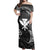 Polynesian Pride Dress - Polynesian Turtle Hammerhead Shark Ray Kanaka Hawaii Circle Off Shoulder Long Dress Long Dress Black - Polynesian Pride