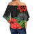 Polynesian Pride Hawaii Clothing - Hawaii Polynesian Hibiscus Off Shoulder Wrap Waist Top - Polynesian Pride