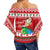 Polynesian Pride Samoa Clothing - Manuia Le Kerisimasi Samoa Christmas Off Shoulder Wrap Waist Top - Polynesian Pride