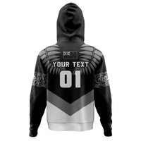 Polynesian Pride Hoodie Custom New Zealand Hoodie Double Silver Fern Hoodie - Polynesian Pride