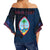 Polynesian Pride Clothing - Guam Off Shoulder Wrap Waist Top Flag Personalized Oldest Style - Polynesian Pride