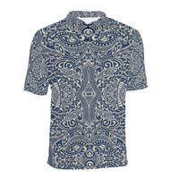 Polynesian Polo Shirt Blue - Polynesian Pride