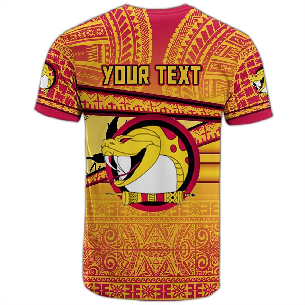 Polynesian Pride T Shirt Port Moresby Vipers T Shirt Flag Tapa Pattern Stronic Style - Polynesian Pride