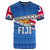 Polynesian Pride T Shirt Personalize Fiji T Shirt Flag Tapa Pattern Stronic Style - Polynesian Pride