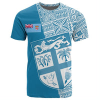 Polynesian Pride Fiji T Shirt Fiji Spirit T Shirt Unisex Blue - Polynesian Pride