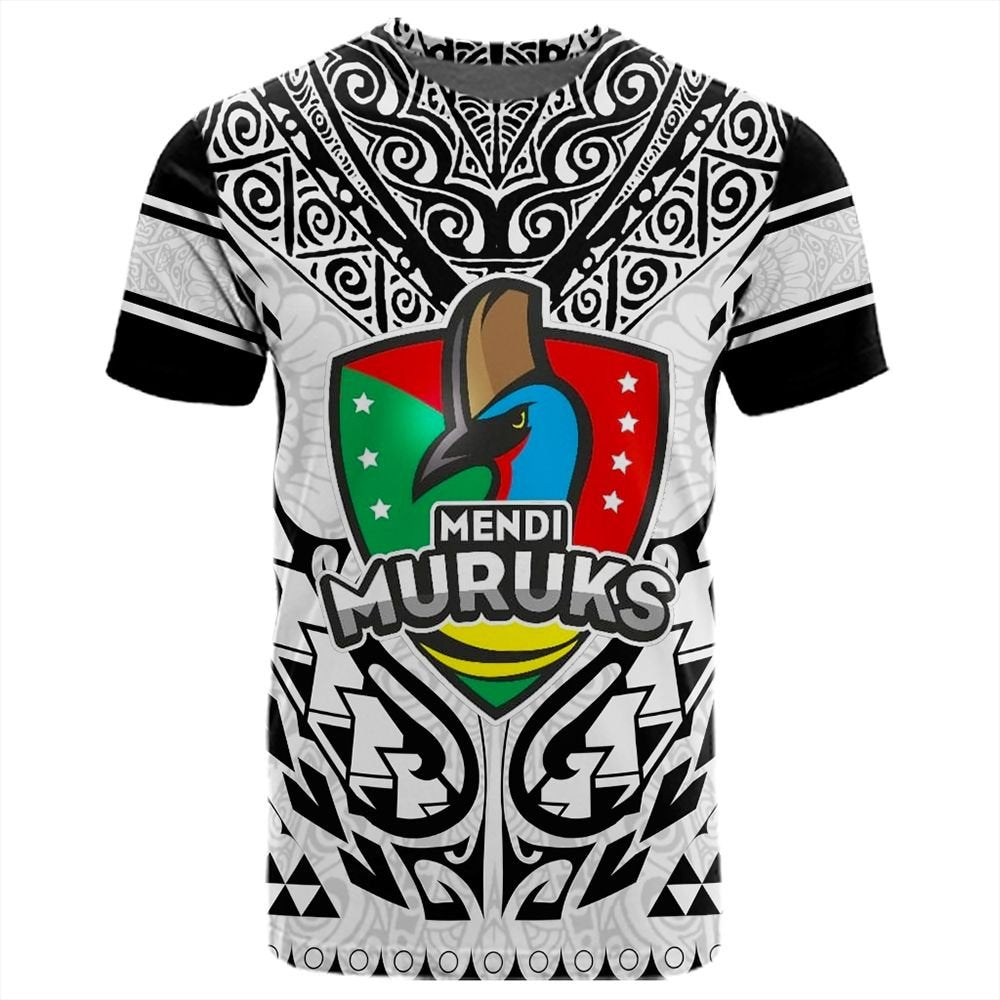 Polynesian Pride T Shirt Mendi Muruks T Shirt Papuan Unisex Black - Polynesian Pride