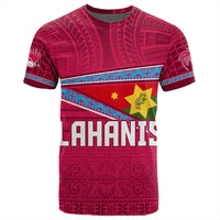 Polynesian Pride T Shirt Goroka Lahanis T Shirt Flag Tapa Pattern Stronic Style - Polynesian Pride