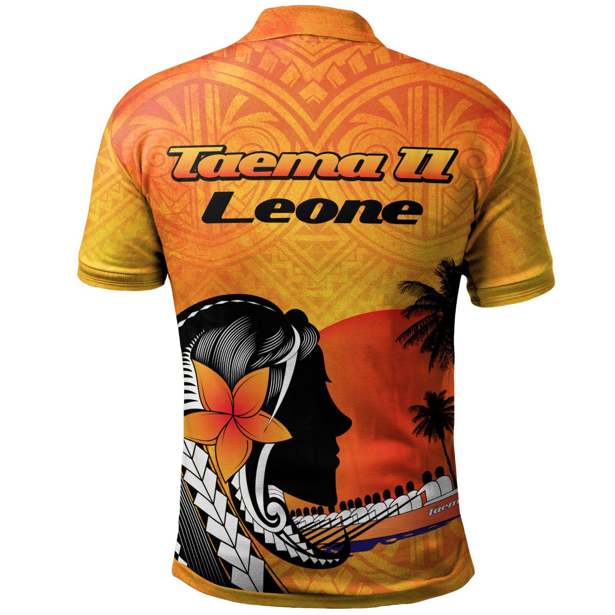 Polynesian Pride Apparel American Samoa Polo Shirt Taema II Leo - Polynesian Pride