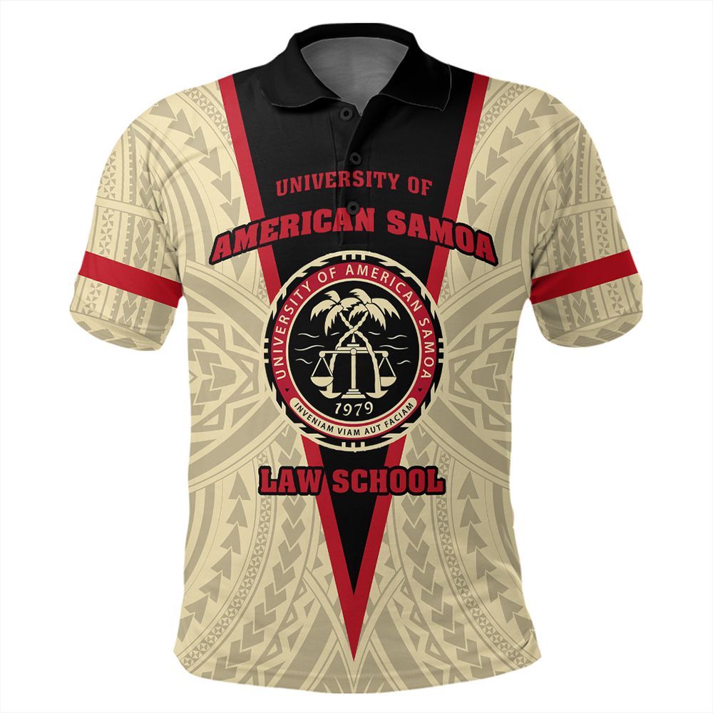 Samoan Polo Shirt American Samoa Law School Polo Shirt Unisex Beige - Polynesian Pride