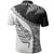 Polynesian Pride Apparel Paua Shell Maori Silver Fern Polo Shirt White - Polynesian Pride