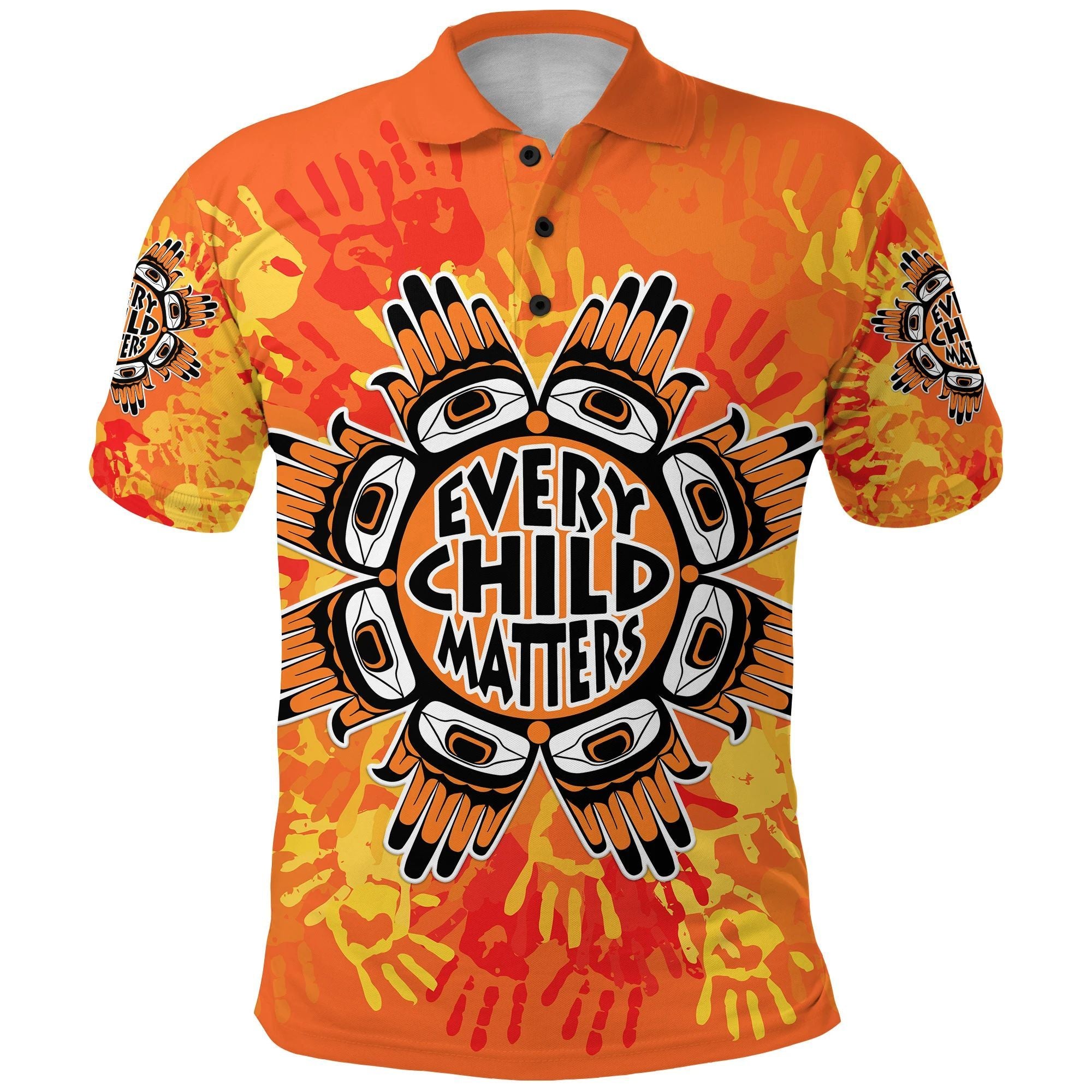Polynesian Pride Apparel Orange Shirt Day Polo Shirt Every Child Matters New Simple Style Unisex Orange - Polynesian Pride