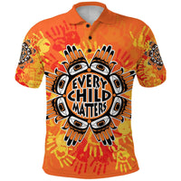 Polynesian Pride Apparel Orange Shirt Day Polo Shirt Every Child Matters New Simple Style Unisex Orange - Polynesian Pride