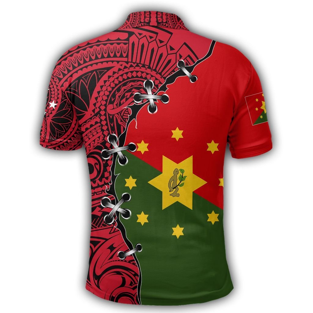 Polynesian Pride Apparel Eastern Highland Polo Shirt PNG Suture Style - Polynesian Pride