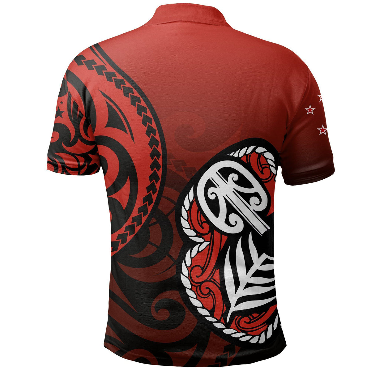 Polynesian Pride Apparel Lest We Forget Maori Poppy Pullover Polo Shirt - Polynesian Pride