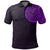 Polynesian Pride Apparel New Zealand Maori Polo Shirt, Maori Warrior Tattoo Golf Shirt Purple Unisex Black - Polynesian Pride