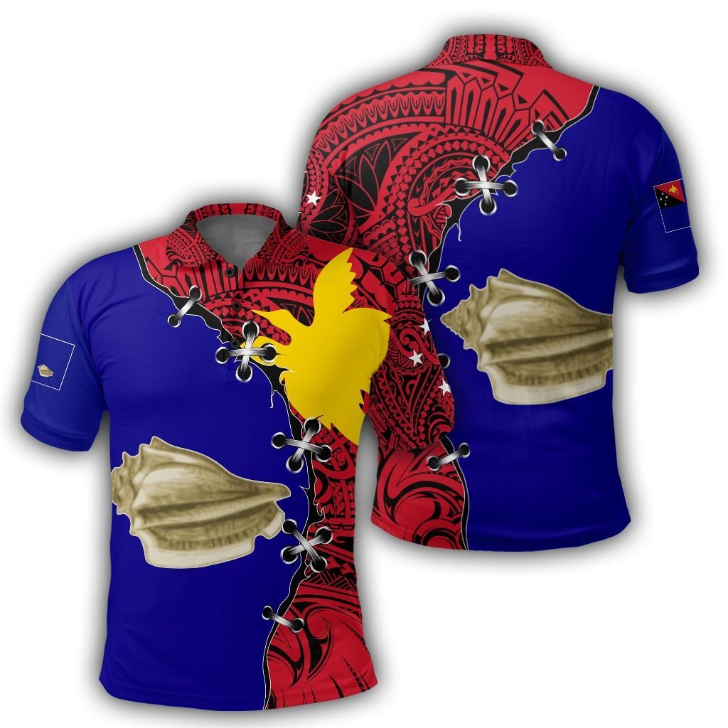 Polynesian Pride Apparel West New Britain Polo Shirt PNG Suture Style - Polynesian Pride