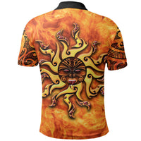 Polynesian Pride Apparel Maori Polo Shirt Tamanuitera The Sun - Polynesian Pride