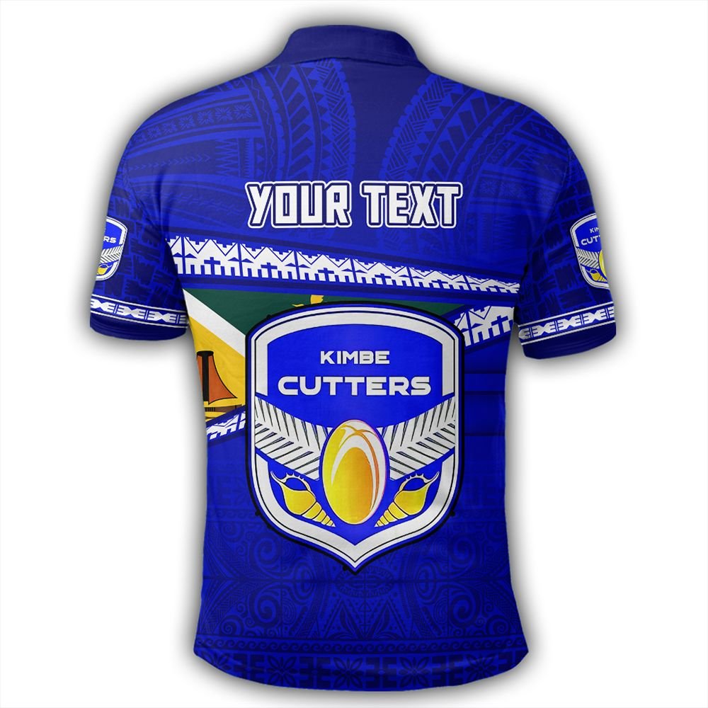 Polynesian Pride Apparel Polo Shirt Kimbe Cutters Polo Shirt Flag Tapa Pattern Stronic Style - Polynesian Pride