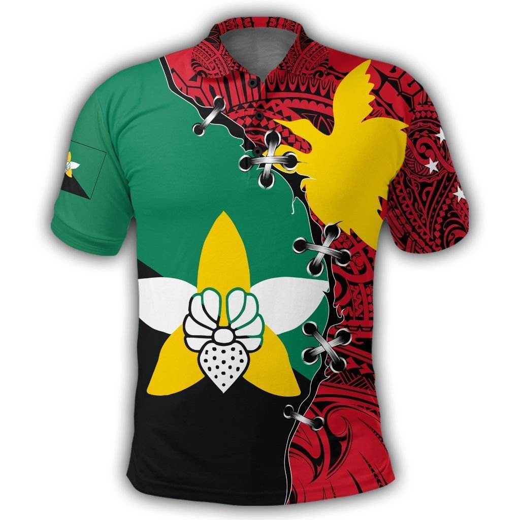 Polynesian Pride Apparel Enga Polo Shirt PNG Suture Style Unisex Red - Polynesian Pride