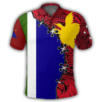 Polynesian Pride Apparel MilBay Polo Shirt PNG Suture Style Unisex Red - Polynesian Pride