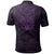 Polynesian Pride Apparel New Zealand Rugby Polo Shirt Maori Haka Silver Fern (Purple) - Polynesian Pride