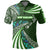 Polynesian Pride Apparel Maori New Zealand Polo Shirt Silver Fern Sport Style Green Unisex Green - Polynesian Pride