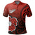 Polynesian Pride Apparel Lest We Forget Polo Shirt, Maori Poppy Flowers Golf Shirt Unisex Red - Polynesian Pride