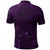 Polynesian Pride Apparel New Zealand Polo Shirt, Maori Gods Golf Shirt, Tumatauenga (God of War) Purple - Polynesian Pride