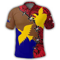 Polynesian Pride Apparel Manus Polo Shirt PNG Suture Style Unisex Red - Polynesian Pride