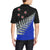 Polynesian Pride Apparel Maori Fern Black and Blue Polo Shirt - Polynesian Pride