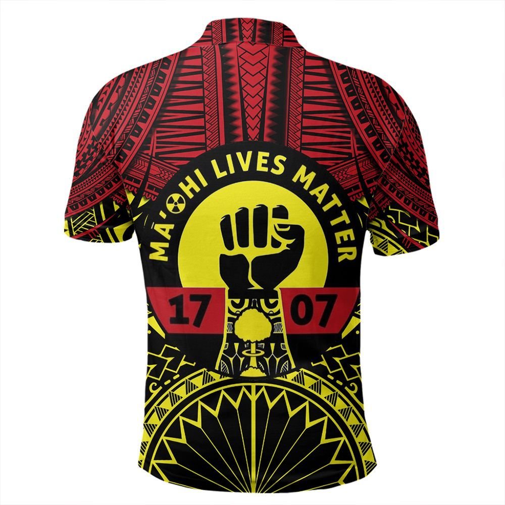 Polynesian Pride Apparel Polo Shirt Maohi Lives Matter Polo Shirt - Polynesian Pride