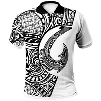 Polynesian Pride Apparel Pohnpei Polo Shirt Go Fishing Unisex Black - Polynesian Pride