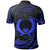 Polynesian Pride Apparel Pohnpei Micronesia Custom Polo Shirt Blue Tribal Wave - Polynesian Pride